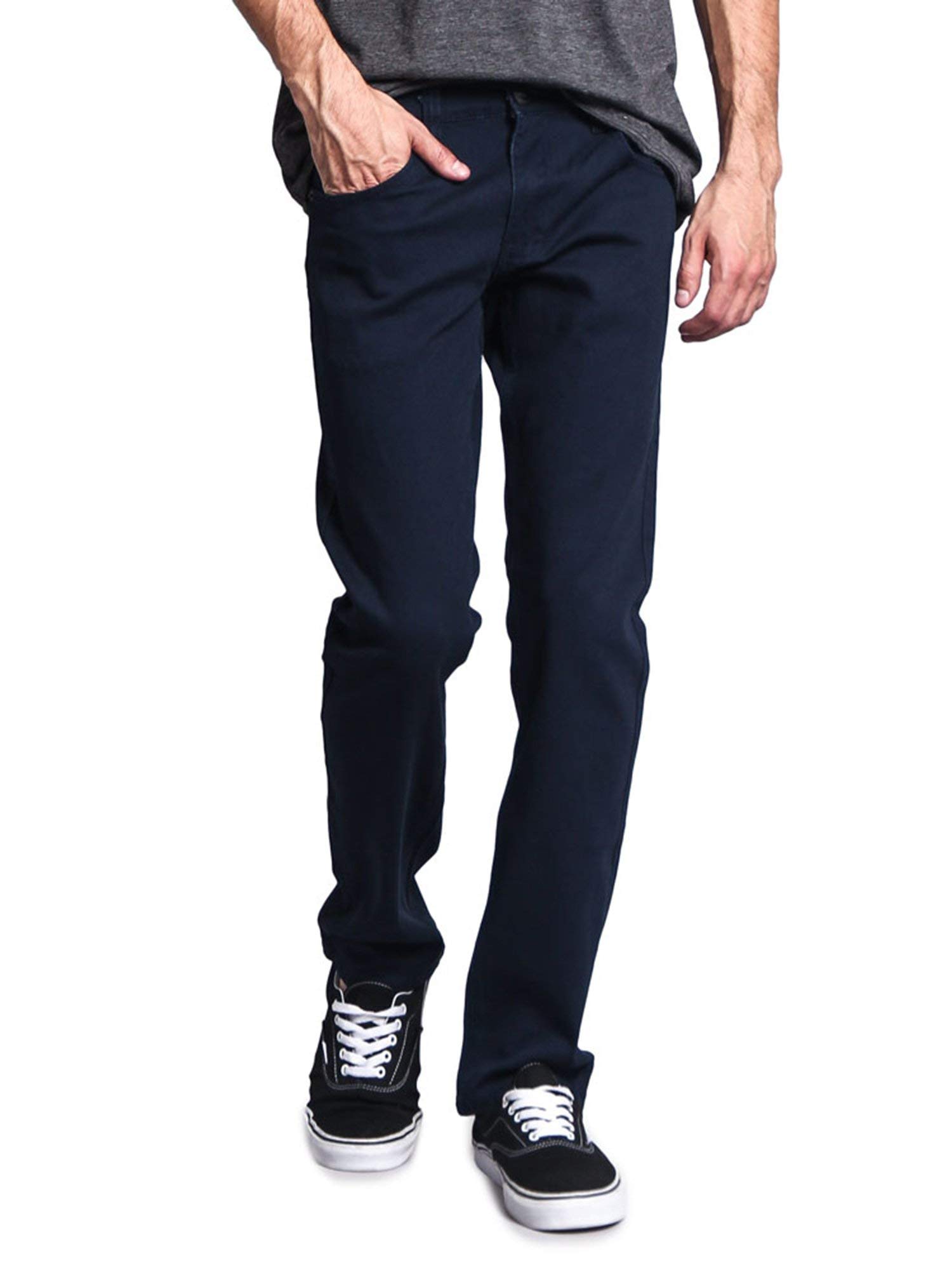 Stylish Men's Slim Fit Colored Jeans - Trendy Casual & Streetwear Pants for Everyday Wear | Perfect for Dating, Parties & Urban Fashion