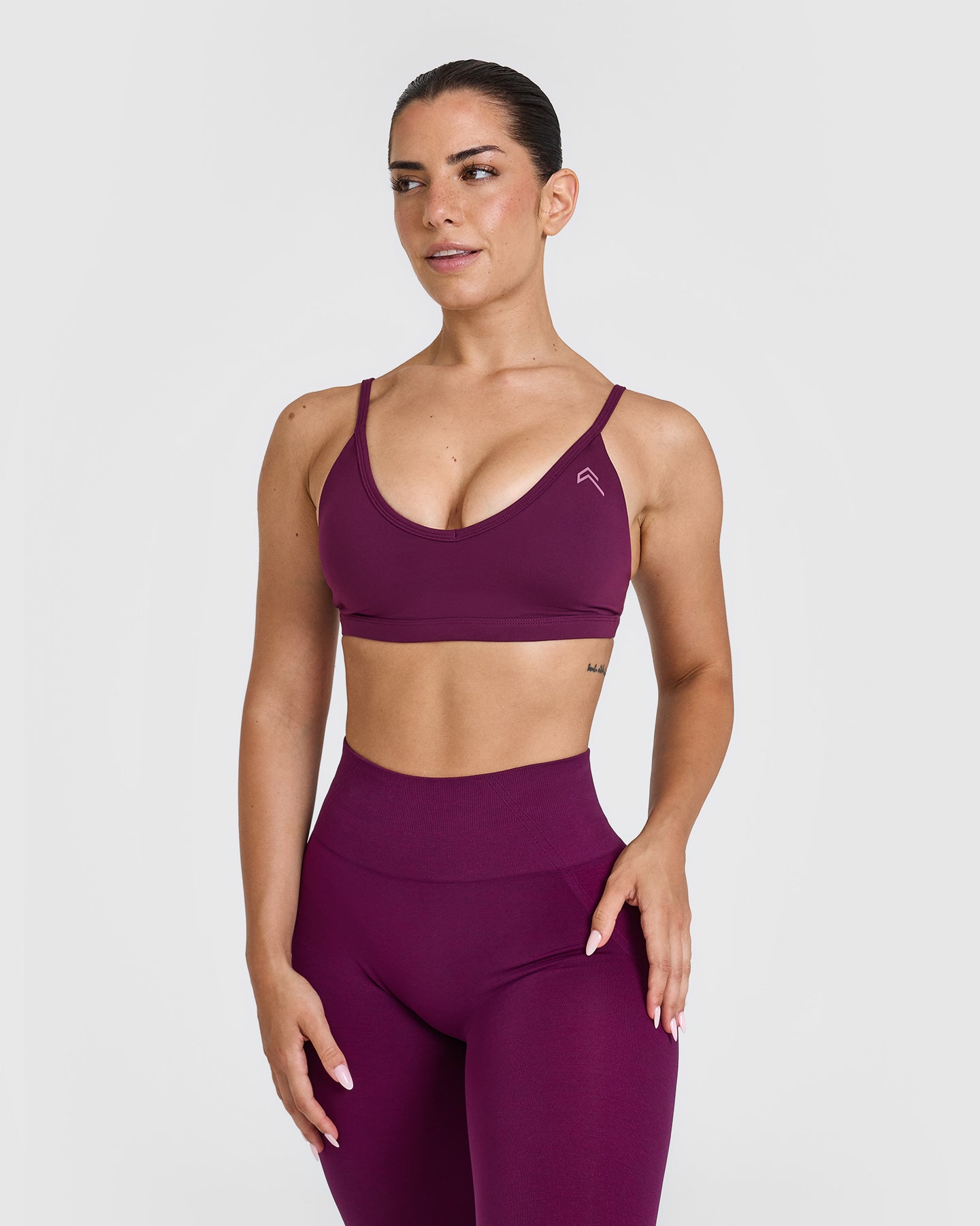 Timeless Strappy Bralette - Comfortable Wireless Bra for Women | Ripe Fig | Perfect for Yoga, Lounge & Everyday Wear