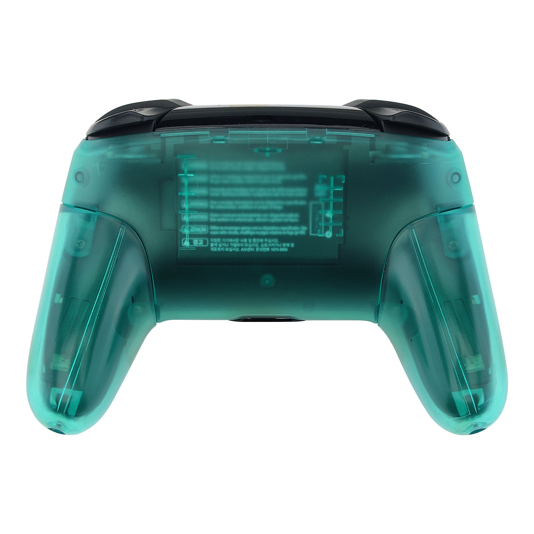 eXtremeRate Emerald Green Faceplate & Backplate Replacement for Nintendo Switch Pro Controller - DIY Custom Shell Kit (Controller Not Included) - Perfect for Gaming Enthusiasts & Custom Mods