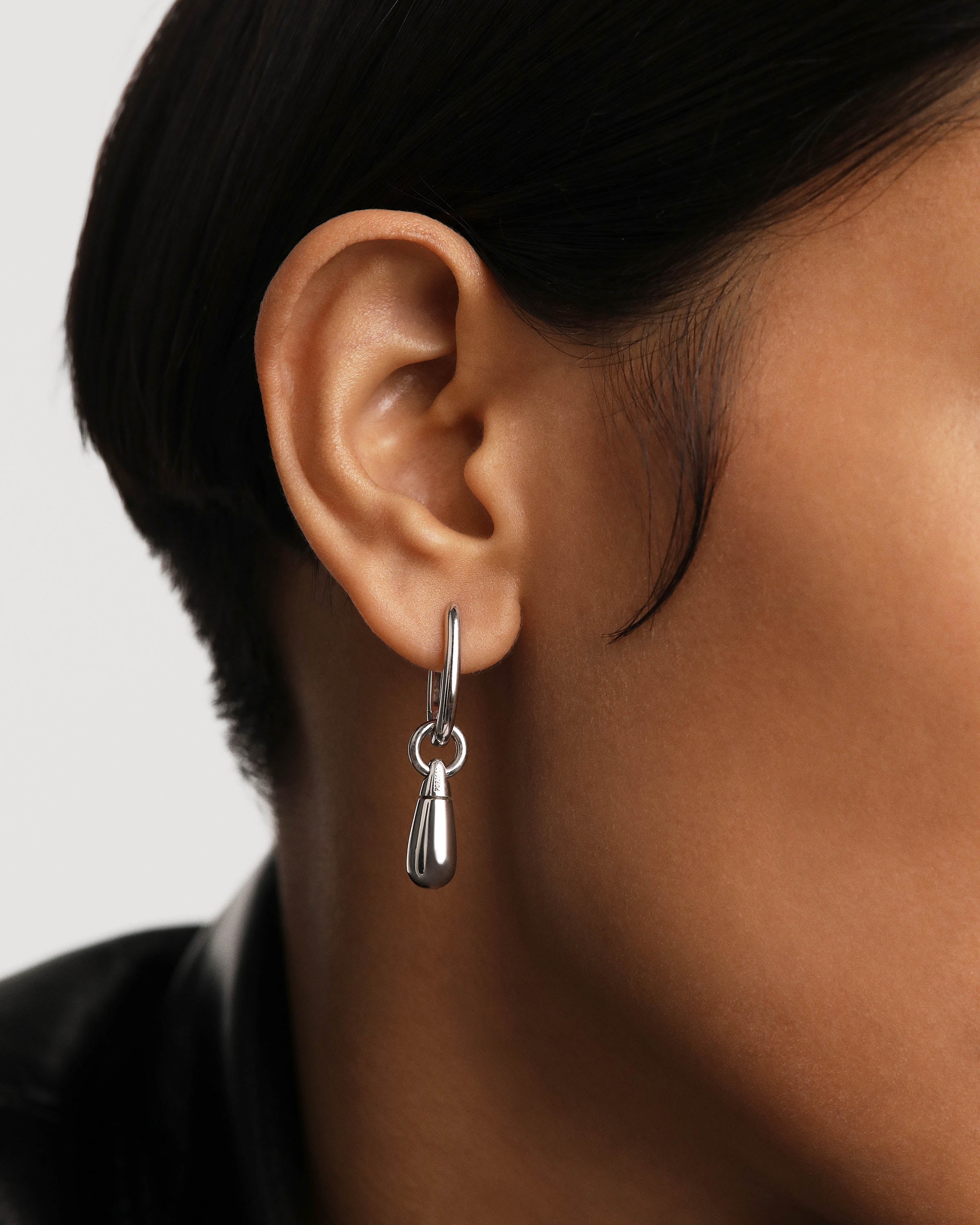 Jupiter Silver Single Hoop Earrings - Minimalist Sterling Silver Hoops for Women - Perfect for Everyday Wear & Special Occasions