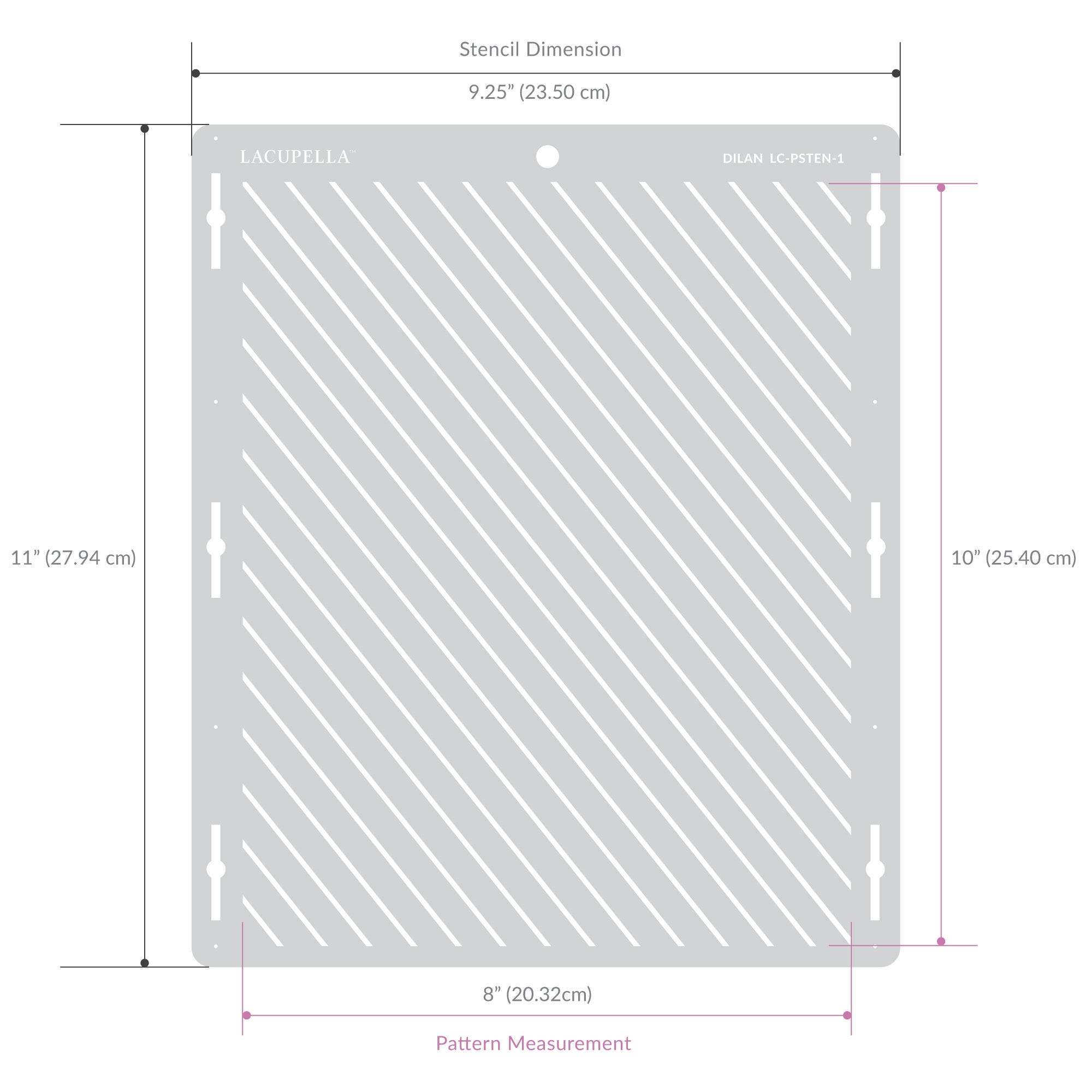MAURYN Cake Stencil for Buttercream, Royal Icing & Ganache - Reusable Baking Decorating Tool for Cake Painting, Art & Crafts - Perfect for Birthday, Wedding & DIY Cake Decorating Projects