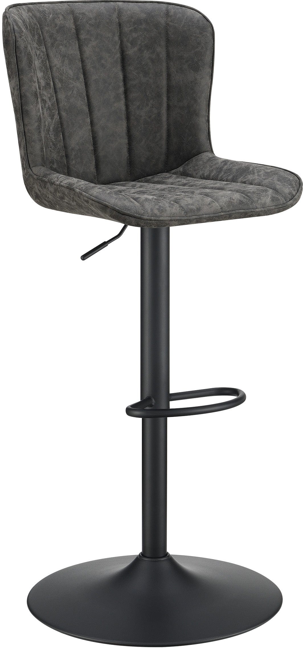Office Star Kirkdale Height Adjustable Stool - 2 Pack Set [KRK2] | Ergonomic Swivel Stool for Home Office, Kitchen Island & Bar Counter