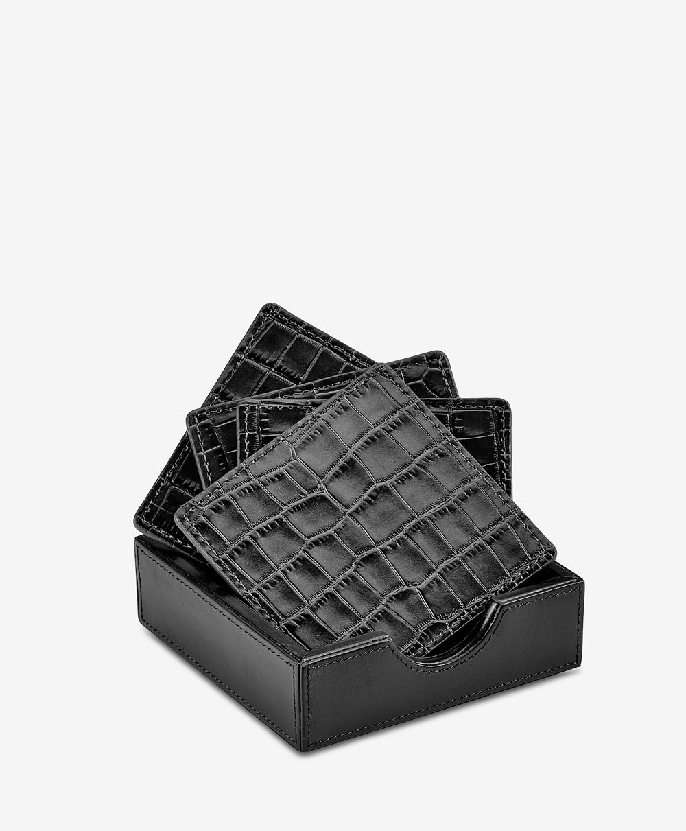 4 Pack Cork Drink Coasters - Absorbent & Durable for Hot & Cold Beverages - Perfect for Coffee, Wine, and Beer Mugs - Home, Office, or Bar Use