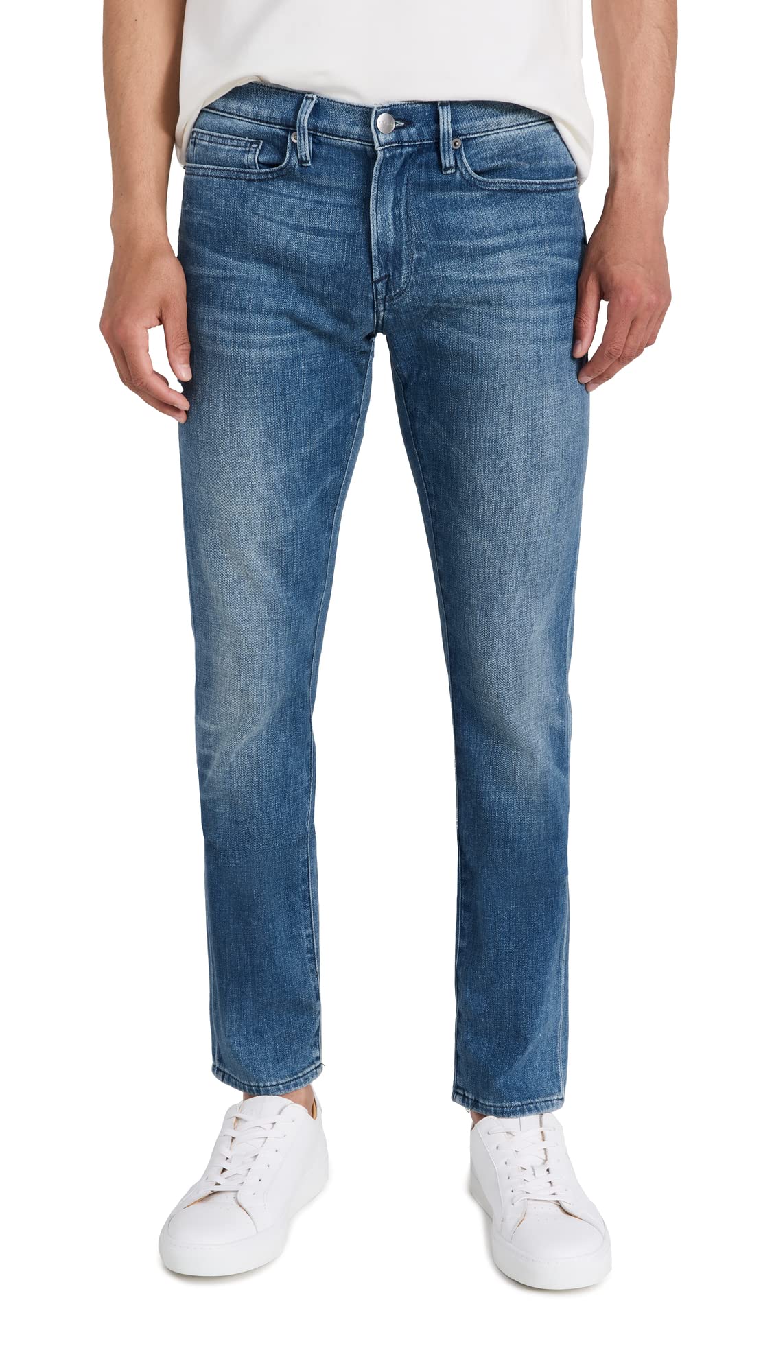 FRAME Men's L'Homme Slim Fit Stretch Denim Jeans - Comfortable & Stylish for Casual Wear, Work & Night Out