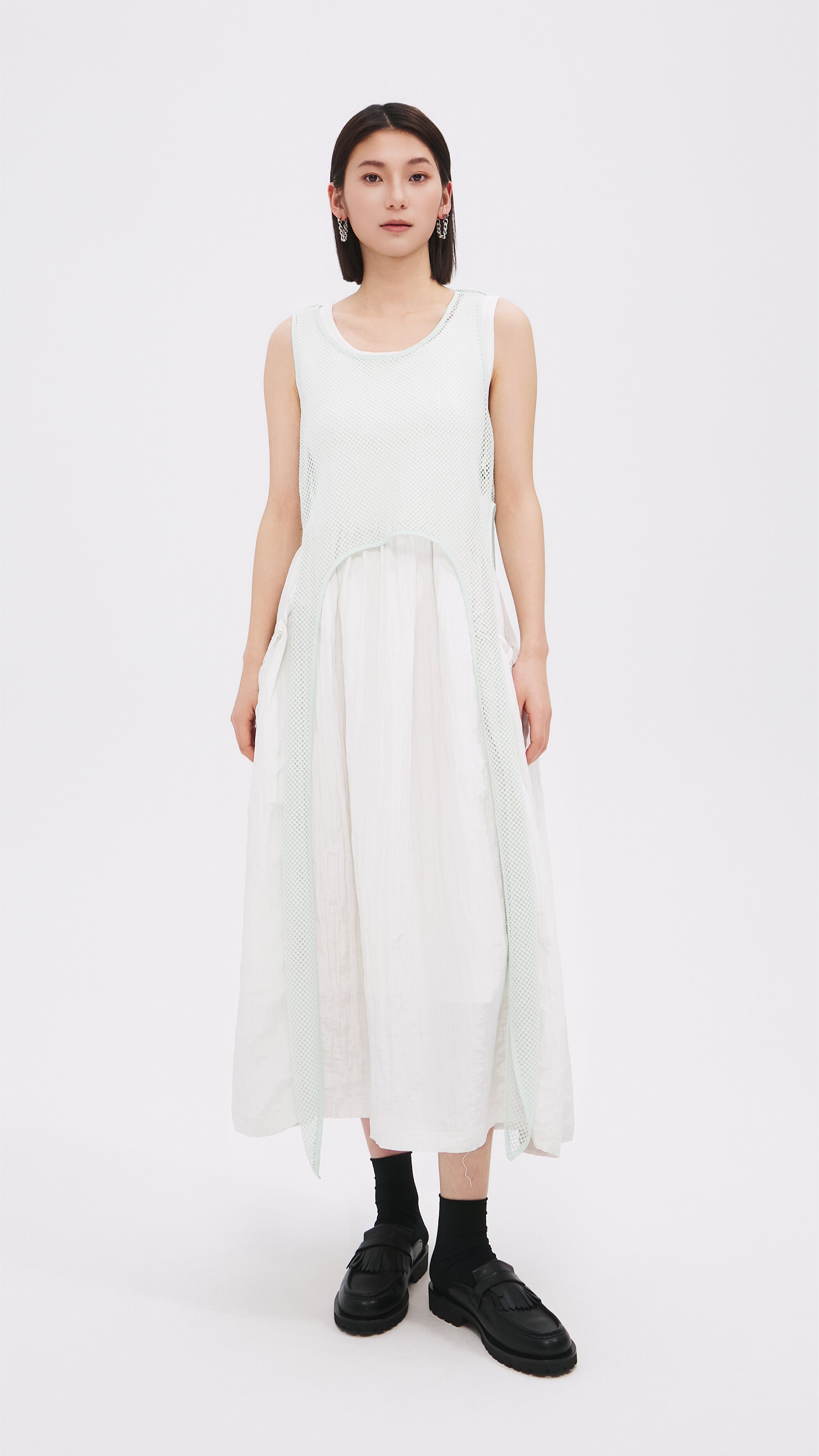 Stylish Nylon Patch Knit Dress for Women - Trendy Casual & Party Wear - Perfect for Office, Date Night & Special Occasions