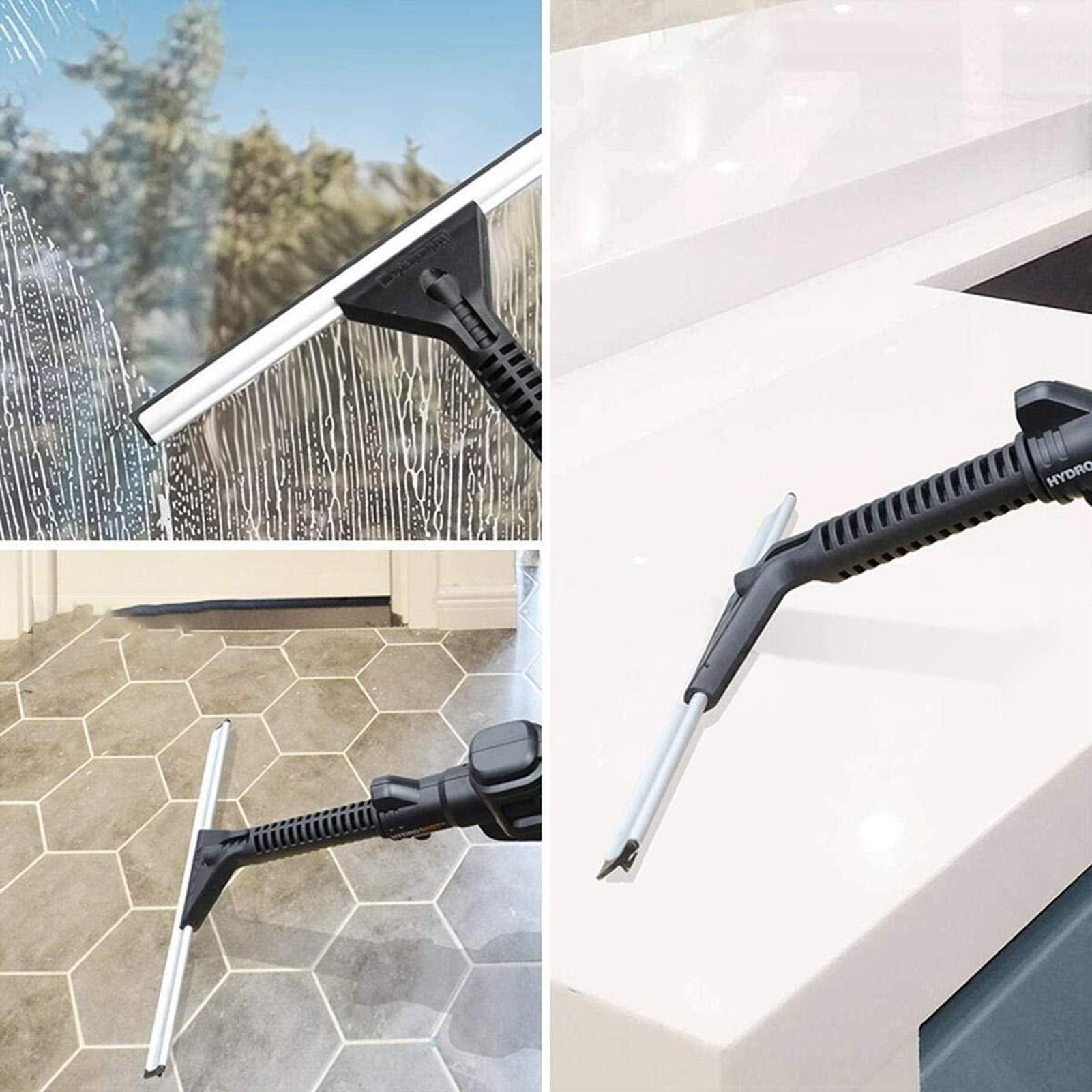 Worx WA4050 Pressure Washer Accessory - Black Window Squeegee with Water Sprayer for Car Washing & Home Cleaning | Perfect for Auto Detailing, Glass Cleaning & Outdoor Surfaces