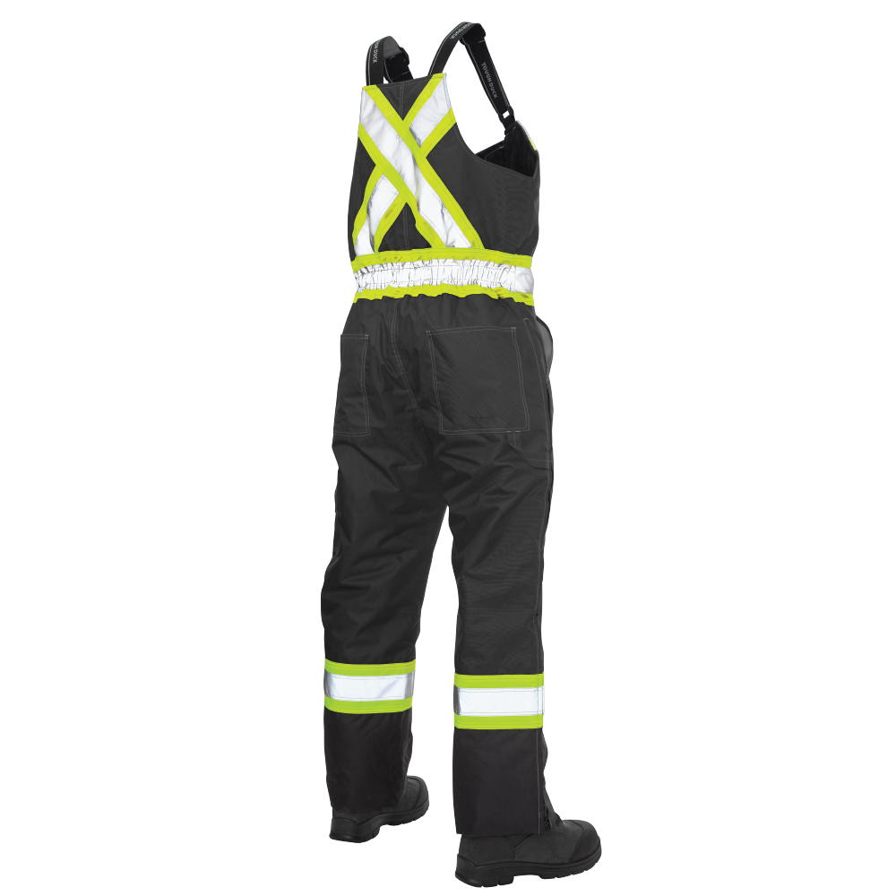 Tough Duck Ripstop Insulated Safety Bib Overall S876 - Heavy Duty Workwear for Construction, Farming & Outdoor Jobs - Waterproof & Durable Coveralls for Cold Weather Protection
