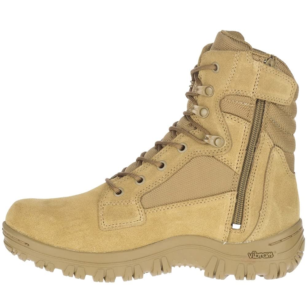 Bates Women's Cyren Tall Combat Boot - Waterproof Tactical Boots for Military, Work & Outdoor Hiking - Durable Leather & Rubber Sole