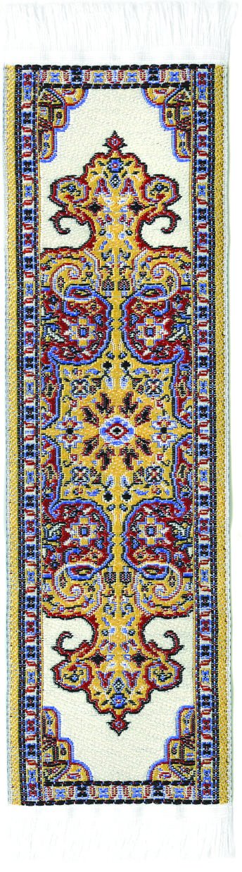 Authentic Woven Oriental Carpet Bookmarks from Urumchi - Elegant High-Quality Rug Bookmark for Books - Perfect Gift for Men, Women, Adults, Teens, Teachers & Librarians - Great for Reading, Book Clubs, Study Sessions & Office Use