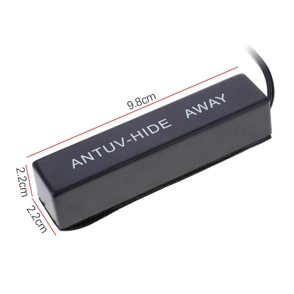 Universal Car Hidden Amplified Antenna Kit 12V Electronic Stereo AM/FM Radio - Enhanced Signal Reception for Clear Audio in Vehicles, Trucks & RVs - Perfect for Road Trips & Commuting