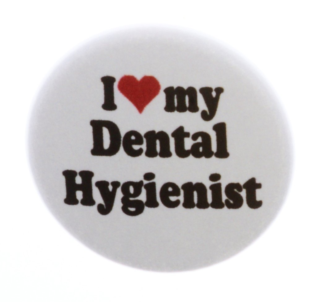 I Love My Dental Hygienist Keychain - 2.25
