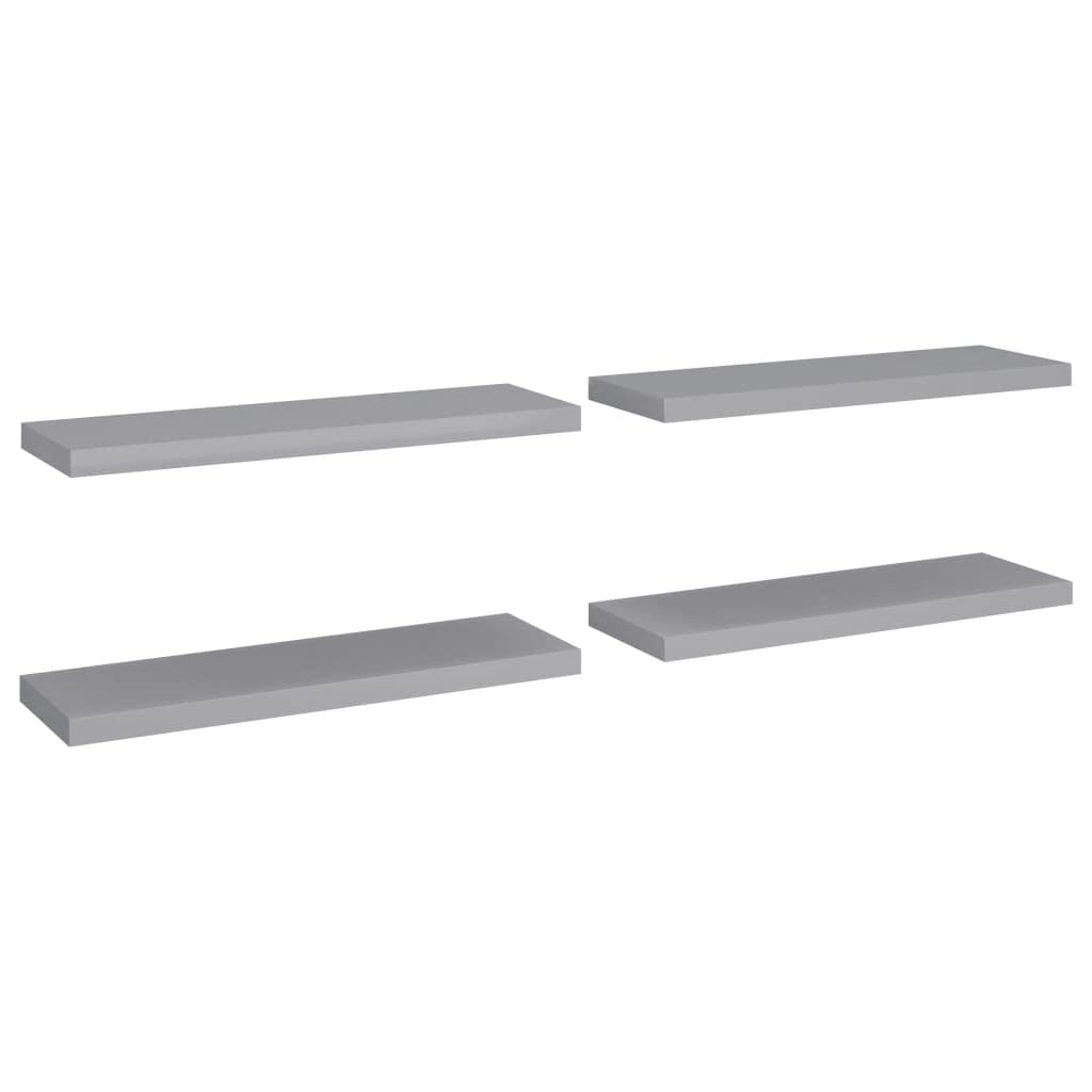 Modern Floating Wall Shelves Set of 4 - 31.5