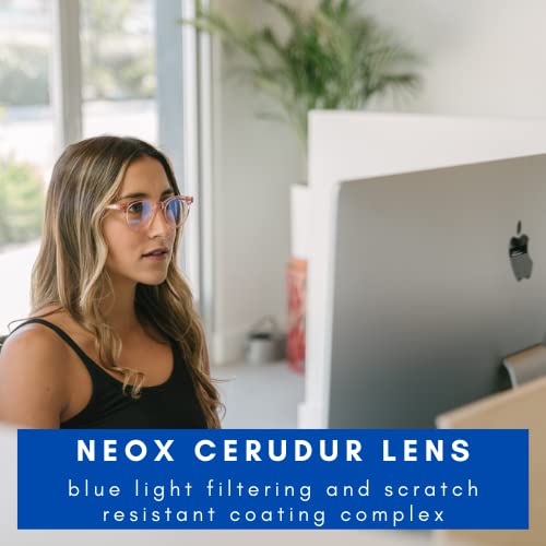 Optima Blue Light Blocking Glasses for Women & Men - Computer & Reading Use