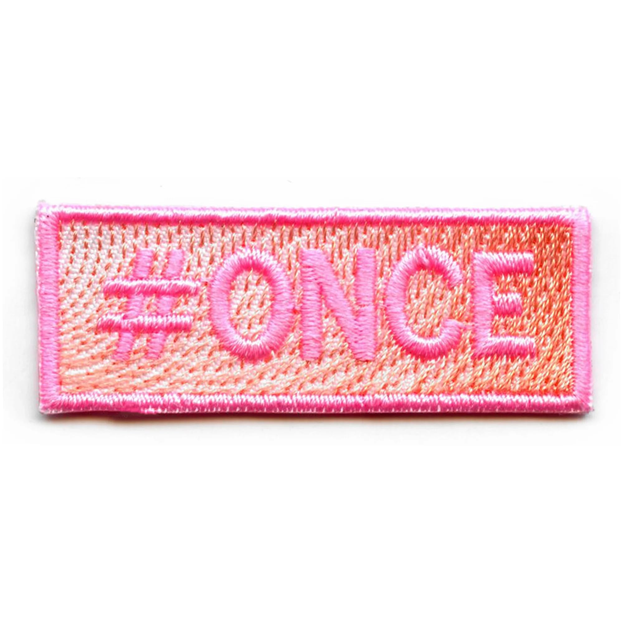 Kpop Fan Hashtag Embroidered Iron On Patch - Once Fan Merch for Jackets, Bags & DIY Crafts