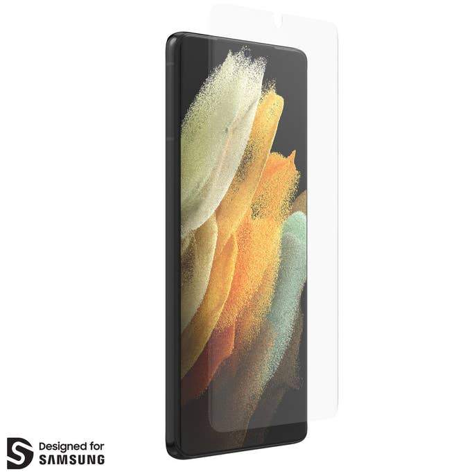 InvisibleShield Glass Fusion+ Screen Protector for Samsung Galaxy S21 Ultra - HD Clear, Anti-Scratch, Bubble-Free - Perfect for Work, Travel & Daily Protection