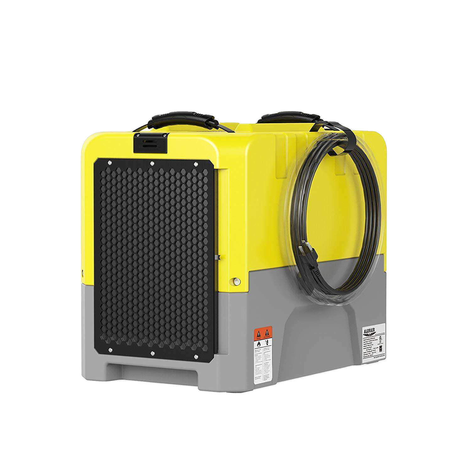 AlorAir Storm LGR Extreme 85 Pint Commercial Dehumidifier for Water Damage Restoration & Mold Prevention - Ideal for Basements, Construction Sites, and Flood Cleanup