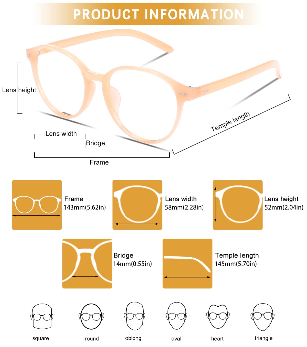 DUCO Blue Light Blocking Glasses for Men & Women - Anti Eyestrain Computer Gaming Glasses with UV Protection - Square Frame Reading Eyewear for Office, Gaming & Digital Screen Use (Model 5205)