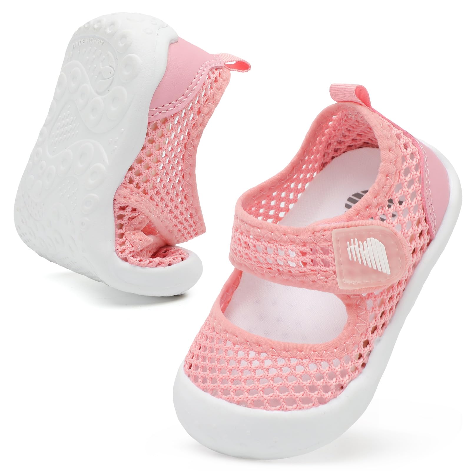 BARERUN Toddler Water Shoes - Barefoot Quick-Dry Aqua Socks for Boys & Girls with Arch Support | Breathable Baby Swim Shoes for Beach, Pool, Water Park & Outdoor Activities