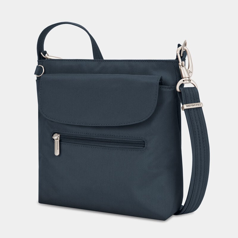 Travelon Anti Theft Classic Mini Shoulder Bag - Secure Crossbody Purse for Women | RFID Blocking & Slash Resistant | Perfect for Travel, Commuting & Daily Use