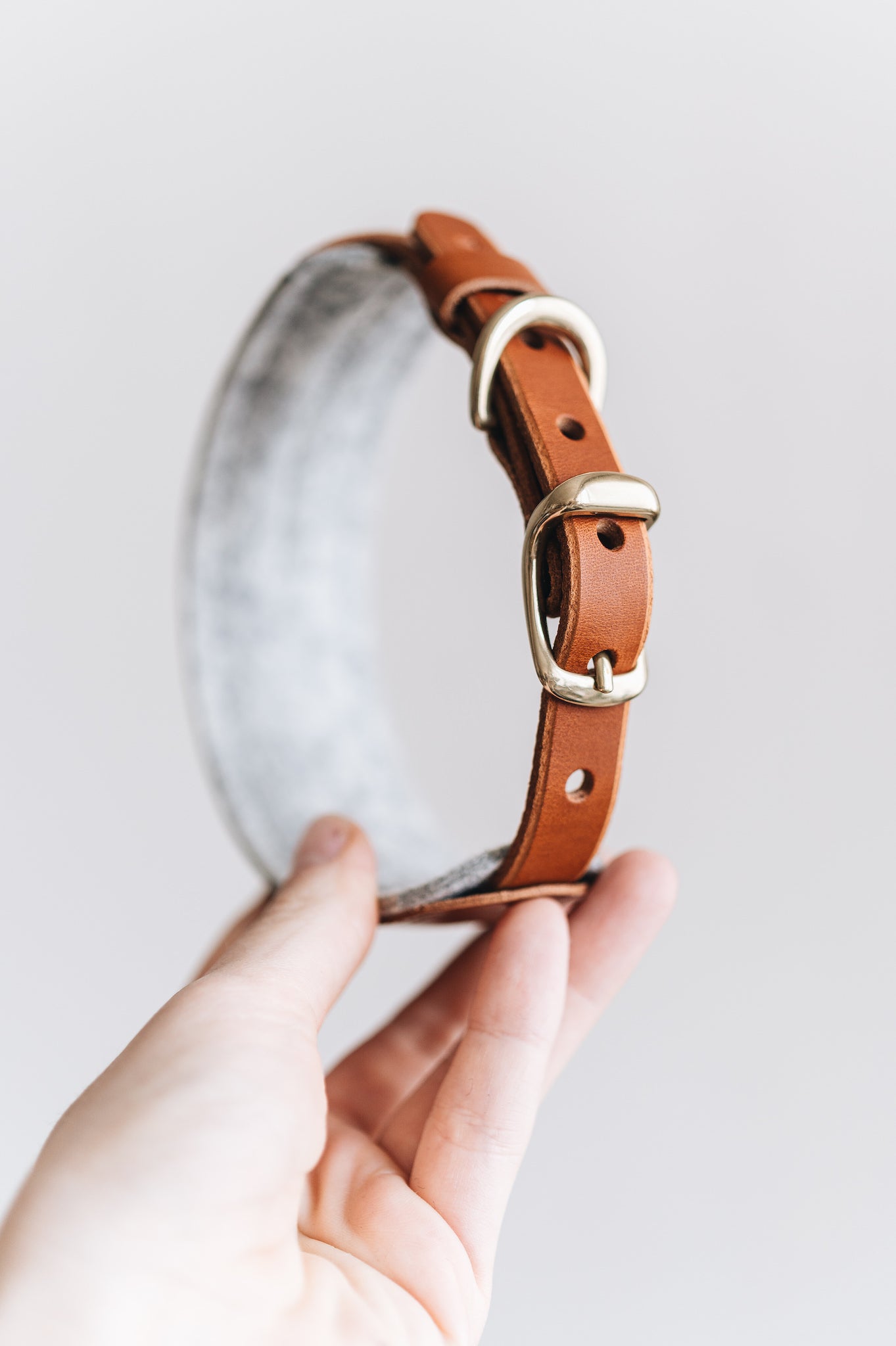 Premium Vegan Pine Leather Dog Collar - Eco-Friendly & Durable Pet Accessory for Small Medium Large Dogs - Perfect for Daily Walks, Training & Outdoor Adventures