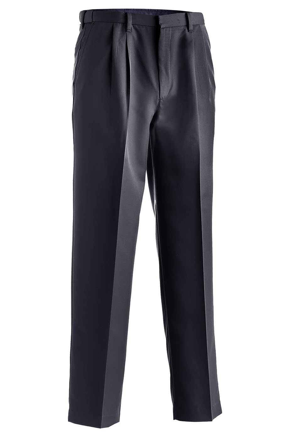 Men's Microfiber Pleated Dress Pants - Comfortable Office & Business Casual Trousers for Work, Travel & Formal Occasions