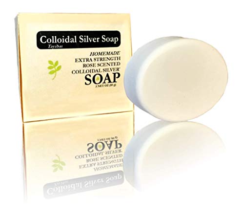 Best Colloidal Silver Soap for Skin Care - Natural Antibacterial & Antifungal Hand & Body Wash - Perfect for Acne, Eczema & Daily Hygiene (Made in USA)