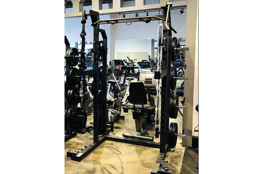 Warrior Elite 2.0 Power Rack - Heavy Duty Squat Rack for Home Gym, Weightlifting & Strength Training - Perfect for CrossFit, Powerlifting & Garage Workouts (Summer Sale)