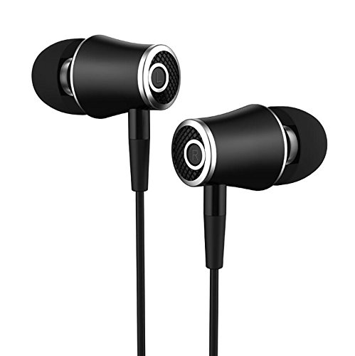 Premium Wired Earbuds with Microphone - Compatible with Kindle Fire, Galaxy S8+, Note 8, Fire HD 8/10, Voyage & Oasis - In-Ear Stereo Headphones for Music, Calls & eReading - Perfect for Commuting, Workouts & Home Entertainment