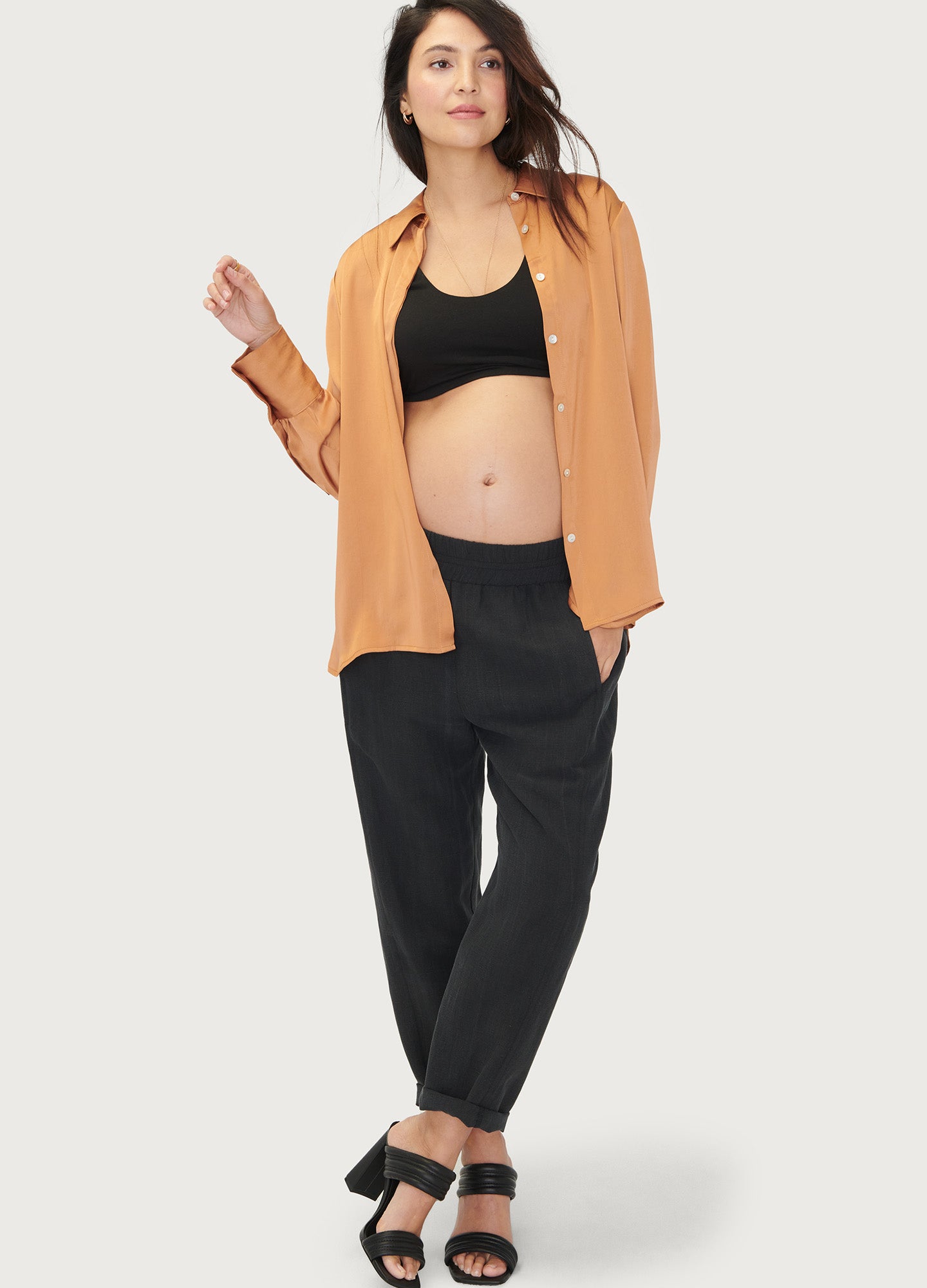 The Asher Pant Pos - Premium High-Waisted Stretch Work Pants for Women | Comfortable Office & Business Casual Trousers | Perfect for Professional Workwear & Everyday Wear