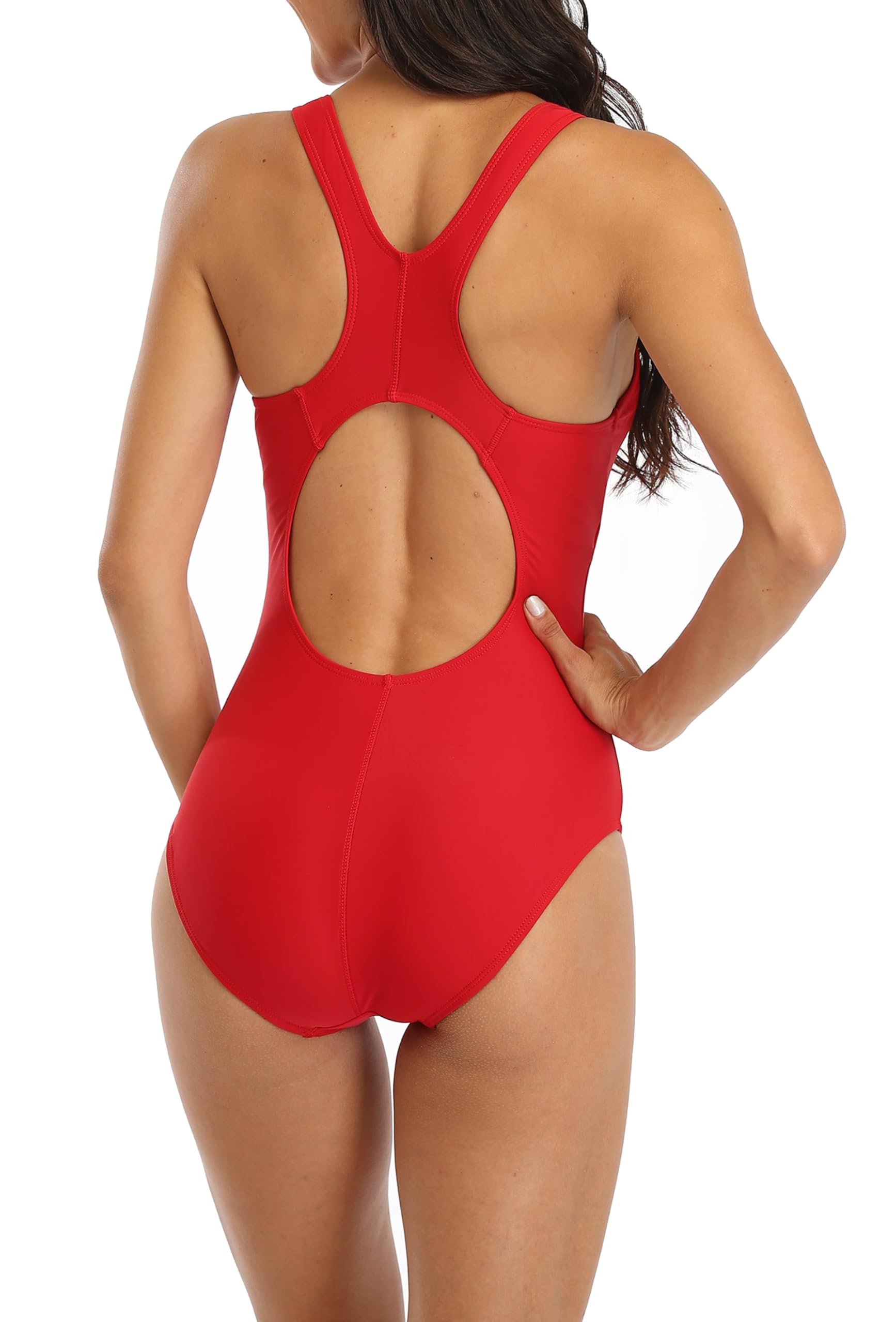 Adoretex Women's One Piece Swimsuit - Tummy Control Bathing Suit with Removable Soft Cups & Adjustable Straps | Perfect for Beach Vacation, Pool Party & Summer Swimwear