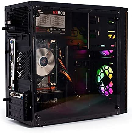 Renewed Veno Scorp ARGB Gaming PC - Intel i5, 240GB SSD + 500GB HDD, 8GB RAM, GT730 2GB, Windows 10, WiFi | Perfect for Esports, Streaming & Home Office Use