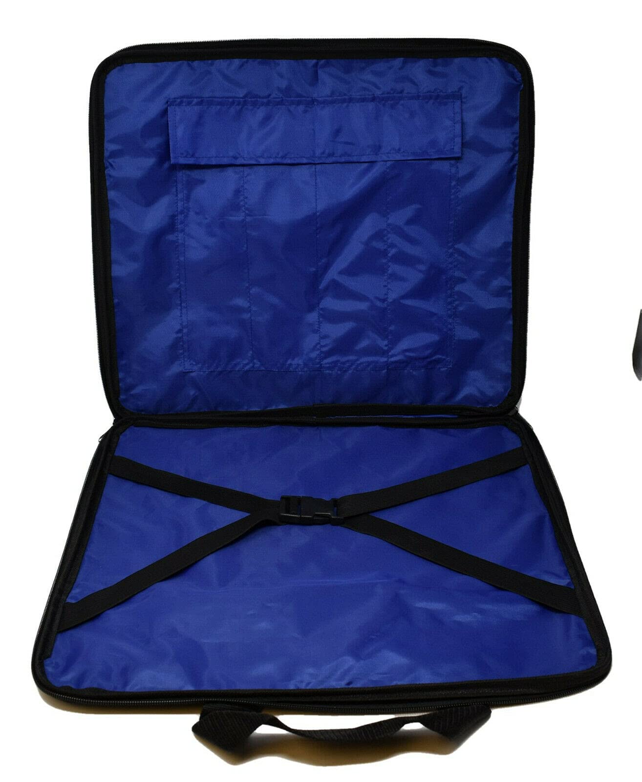 14 Stars Masonic Regalia Set - Past Master Mason Blue Lodge Apron with Square Chain Collar, Compass Gloves & Lightweight Soft Case - White & Blue One Size - Perfect for Masonic Ceremonies, Lodge Meetings & Freemason Events