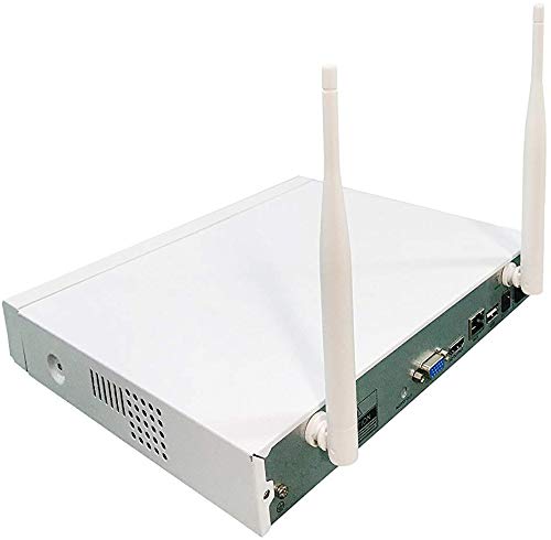 4 Channel Wireless NVR Security System with 4 HD Bullet Cameras - 24/7 Home & Business Surveillance, Outdoor Monitoring, Night Vision Protection