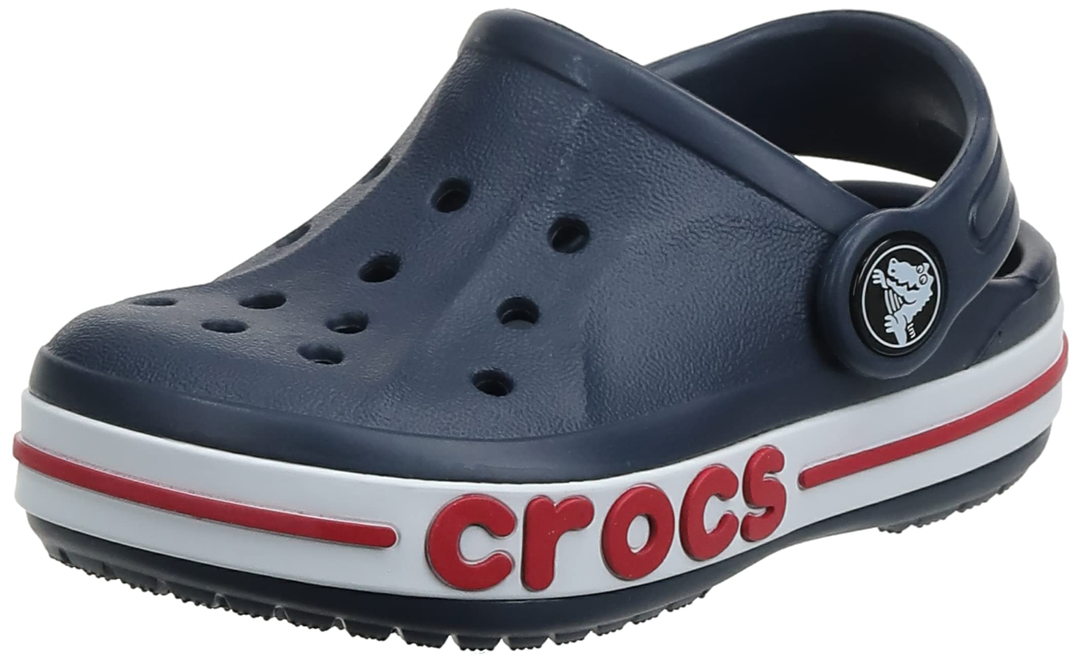 Crocs Unisex-Child Bayaband Clog | Comfortable Kids Water Shoes | Lightweight & Slip-Resistant | Perfect for Beach, Pool & Outdoor Play