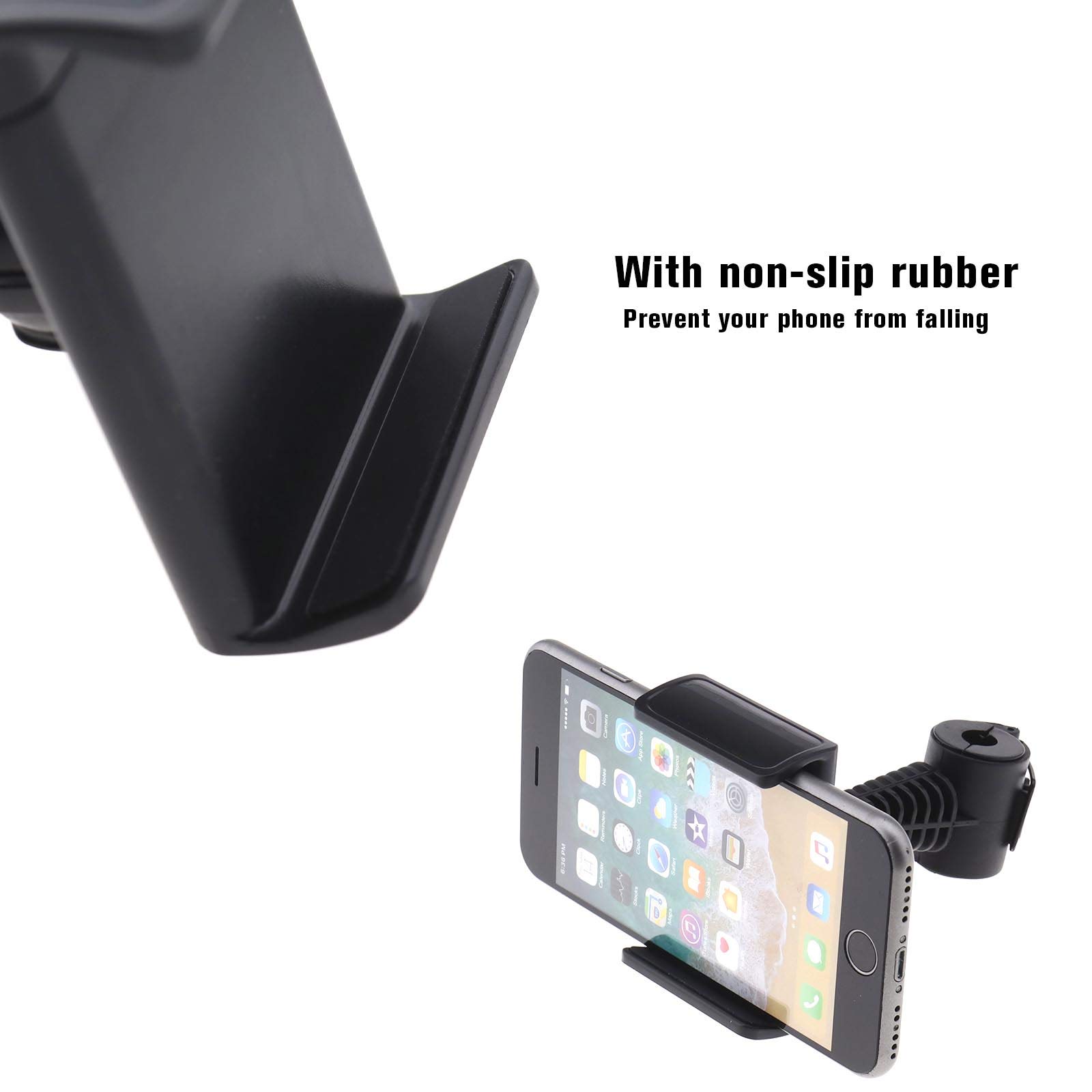 Golf Phone Holder Clip - Swing Recording & Car Headrest Mount for Selfie & Training | Durable Phone Accessories for Golfers & Drivers | Perfect for Golf Practice, Driving Range & Road Trips