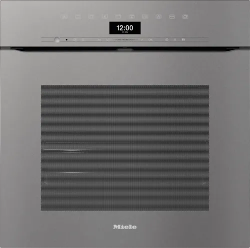 Miele 60cm Built-In Pyrolytic Oven H 7464 BPX - Graphite Grey Handleless Design for Modern Kitchens | Perfect for Baking, Roasting & Self-Cleaning