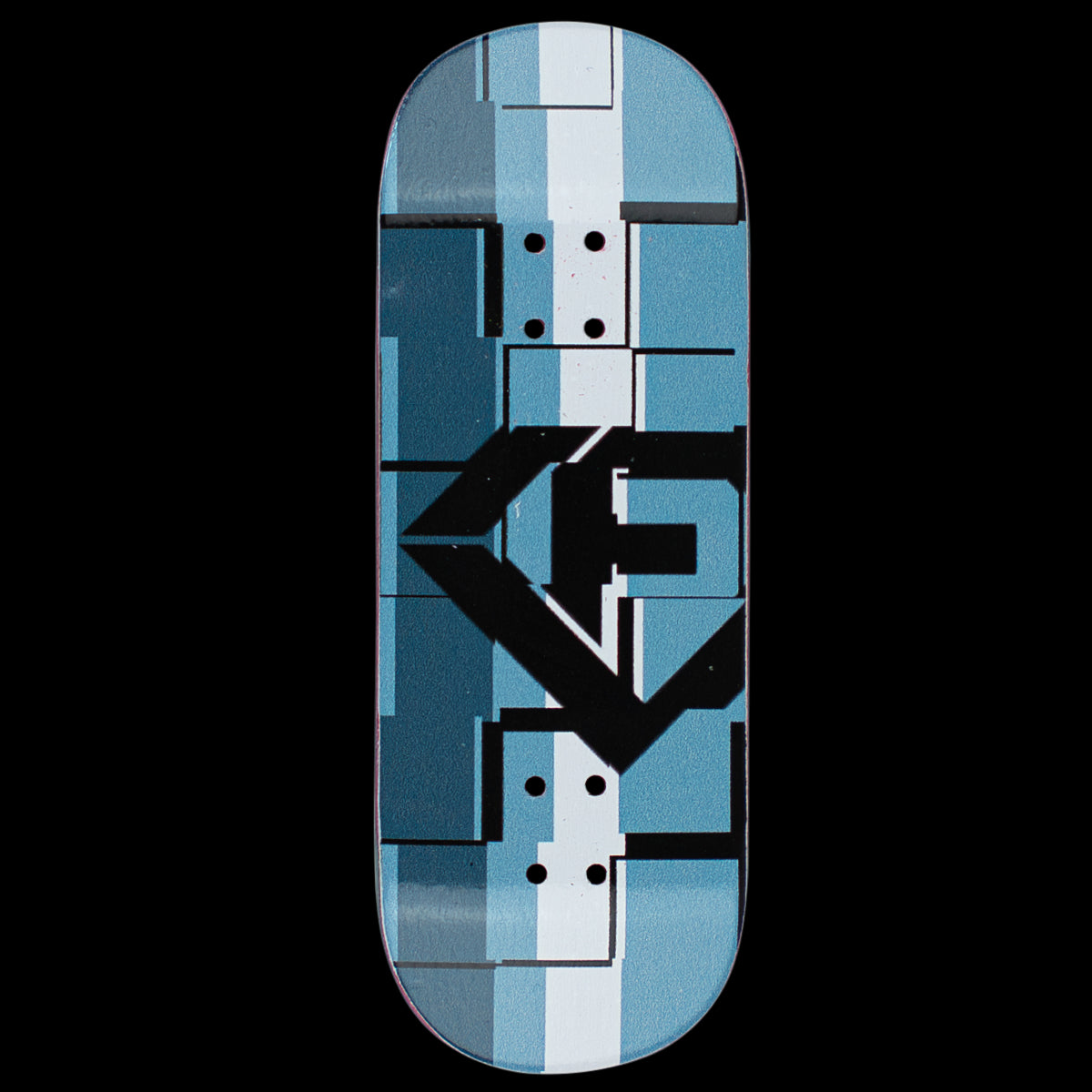 Faymus x DK Professional Fingerboard Deck - Fragmented Design for Skateboard Tricks & Collectibles | Perfect for Skaters, Enthusiasts & Home Decor