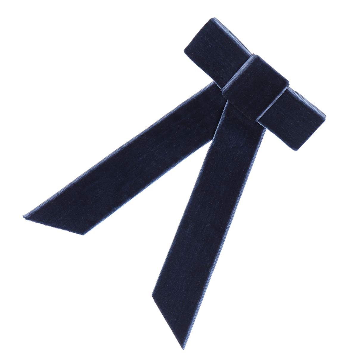 Lurrose Large Hair Bow Clips for Women & Girls - Blue French Barrettes, Spring Hairpins & Bowknot Headdress | Perfect for Weddings, Parties, School & Daily Fashion Accessories