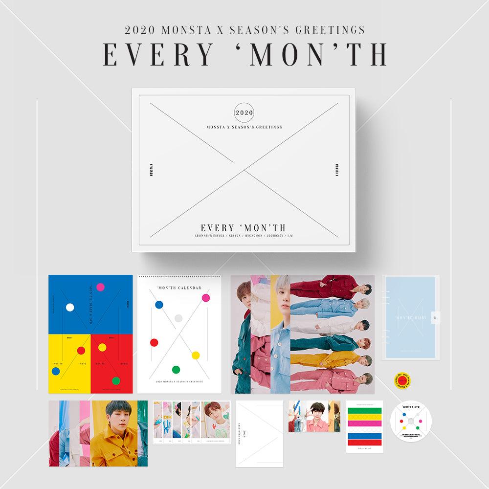 MONSTA X 2020 SEASON'S GREETINGS Official K-Pop Merchandise - Perfect for K-Pop Fans, Collectors & Gift Giving