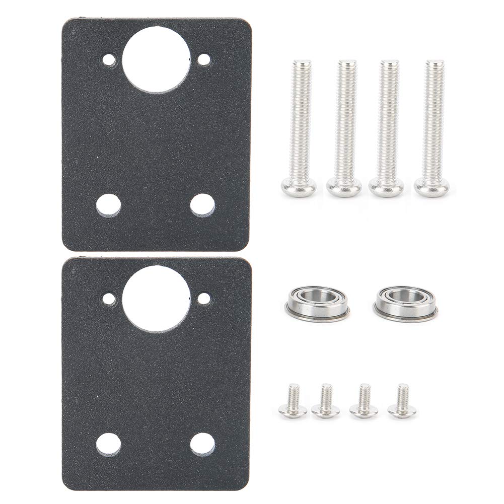 Restokki Dual Z-Axis Stabilizer Bracket - Metal Z Rod Bearing Holder for Ender 3 3D Printer | Upgrade Kit for Z-Axis Leadscrew Top Mount | Improves Print Quality & Stability for DIY Printing Projects