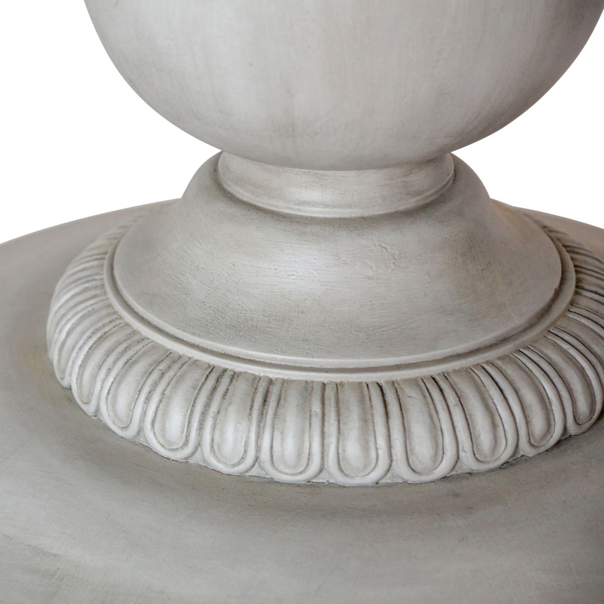 Belclaire Pedestal Table - Aged French Grey Finish - Elegant Dining Room & Kitchen Centerpiece for Home Decor