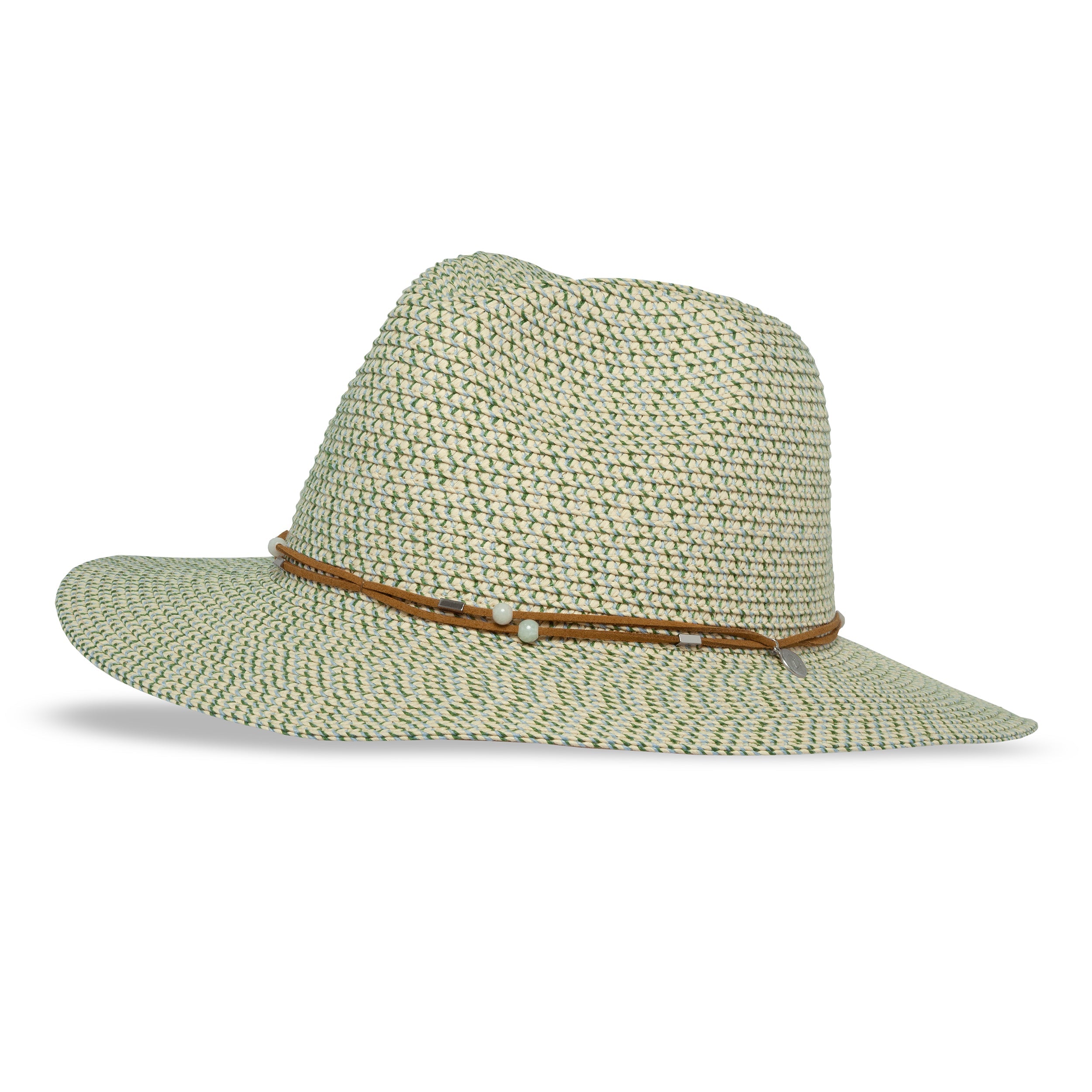 Stylish Wanderlust Fedora Hat for Men & Women - Vintage Wide Brim Sun Hat for Outdoor Travel, Beach, and Summer Fashion