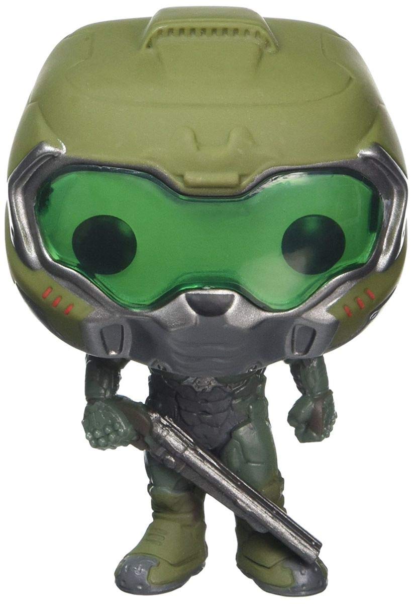 Funko POP Games: Doom - Space Marine Action Figure Collectible for Gamers | Perfect for Display, Gaming Room Decor & Gift for Doom Fans
