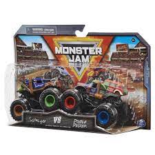 Monster Jam 1:64 Scale Die-Cast Trucks 2-Pack Assortment - Monster Truck Toy Collection for Kids & Collectors, Perfect for Playtime & Display