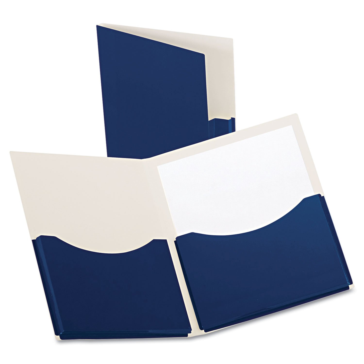 Oxford 54443 Twin-Pocket Folders - Laminated Letter Size with 200 Sheet Capacity (20/BX) - Perfect for School, Office & Document Organization