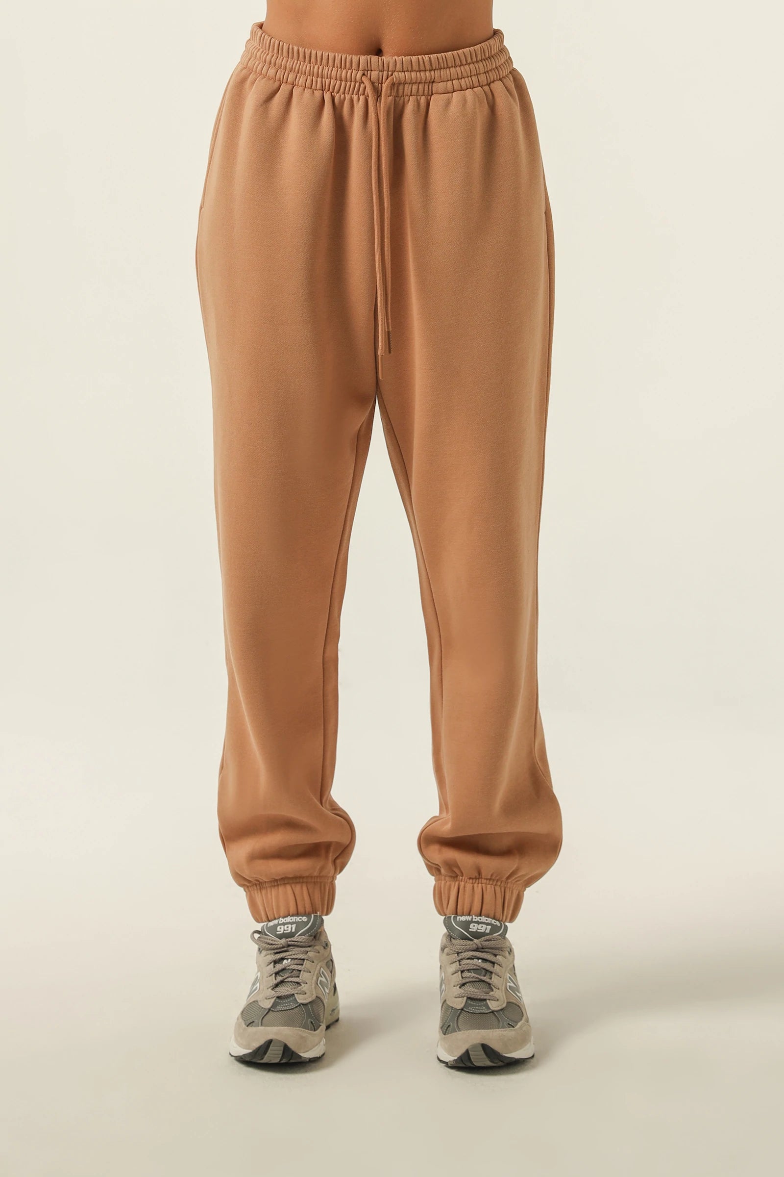 Carter Curated Track Pants for Men & Women - Comfortable Coffee Color Joggers for Running, Yoga & Lounge Wear