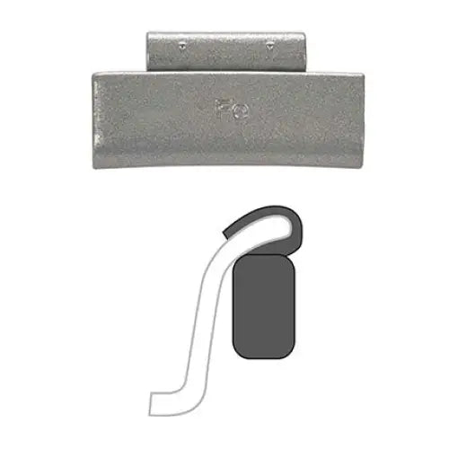 AA P Clip-On Wheel Weights (Steel, 25-Piece Box) - Perfect for Tire Balancing, Automotive Repair & DIY Projects [Clearance Sale]