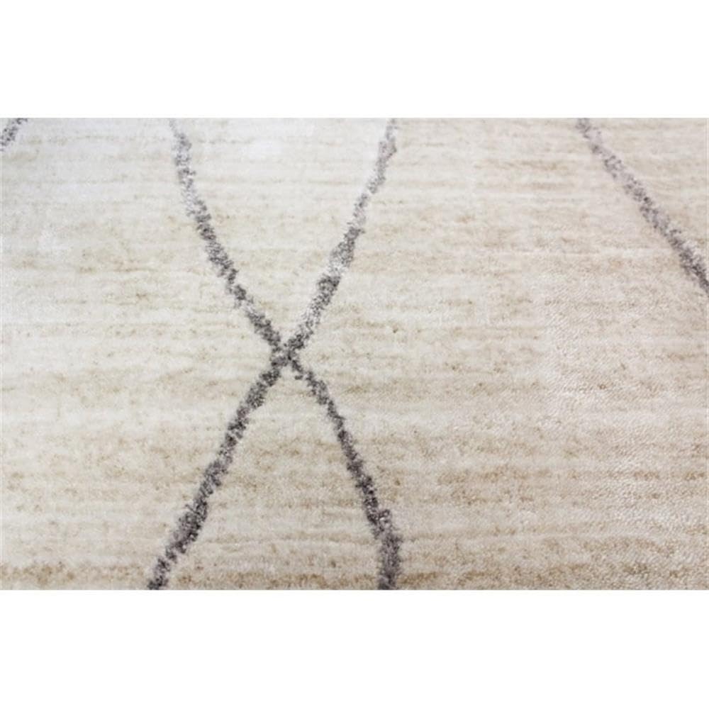 Bashian Terrain Hand Loomed Ivory Area Rug - Soft Bohemian Style Rug for Living Room, Bedroom & Nursery - Perfect for Home Decor and Cozy Spaces