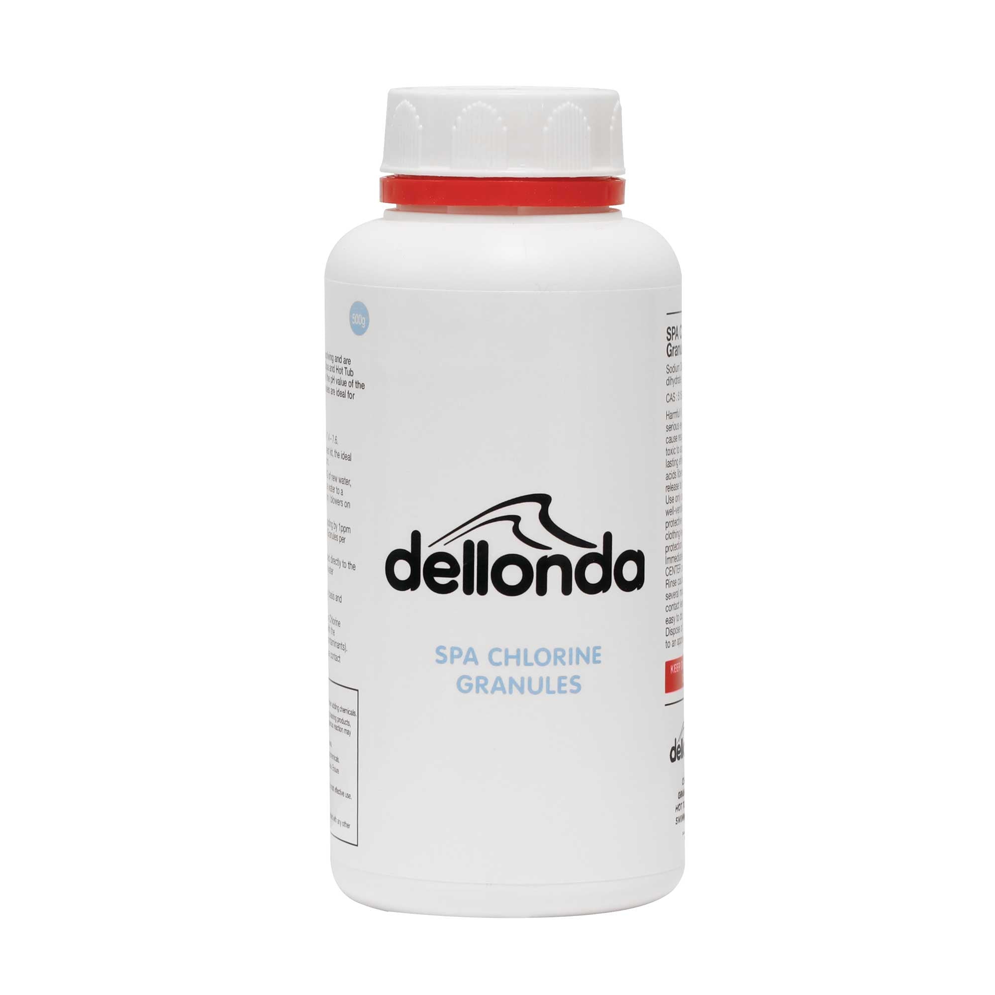 Dellonda Hot Tub Starter Kit with Chlorine, pH Increaser, Dry Acid, Foam Down & Test Strips (DL62) | Spa Maintenance Chemicals for Clean & Balanced Water | Perfect for Hot Tub, Jacuzzi & Swim Spa Care