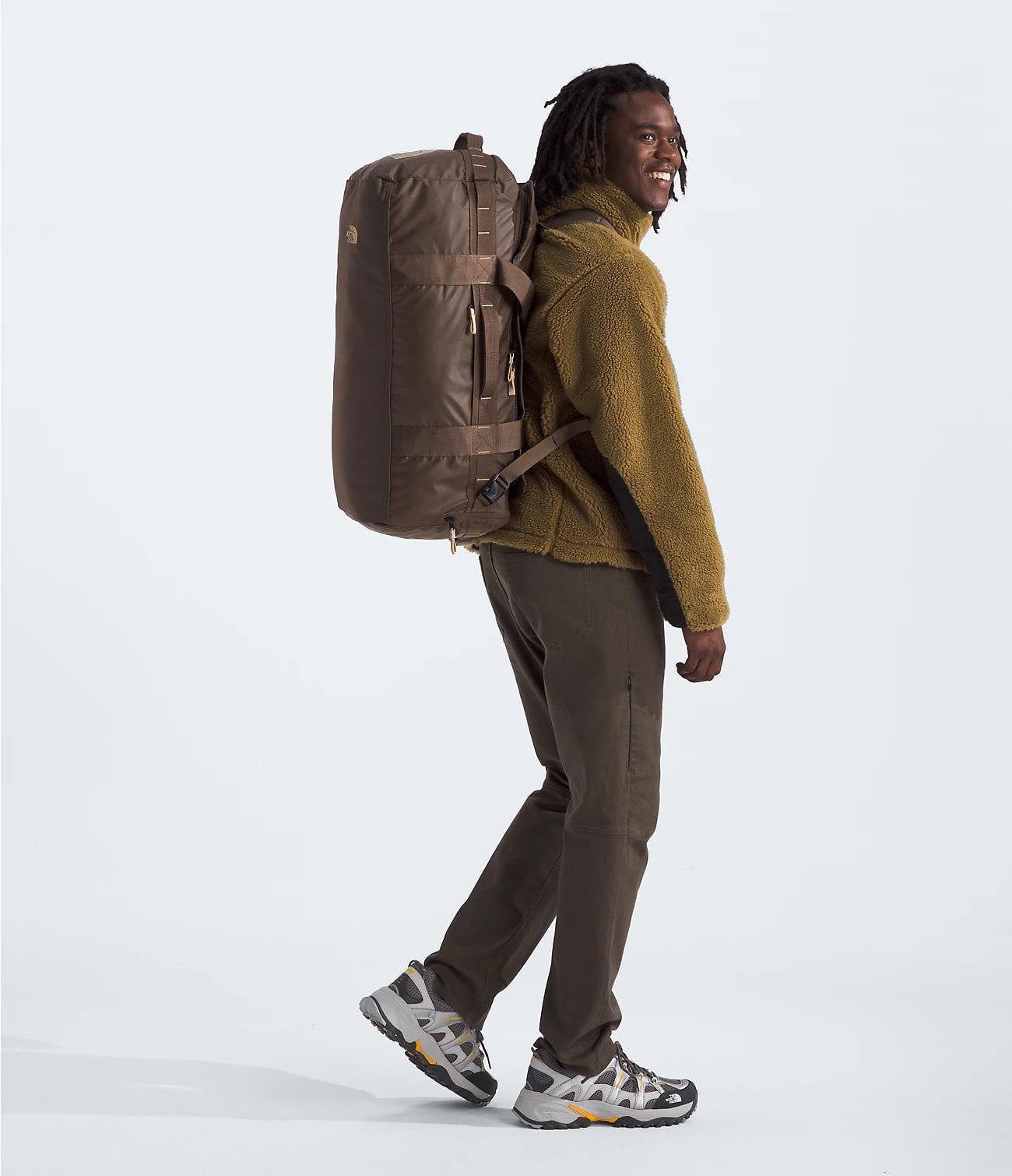 The North Face Base Camp Voyager Duffel 62L - Durable Travel Duffel Bag for Camping, Hiking & Adventure Gear Storage | Water-Resistant & Heavy-Duty